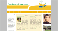 Desktop Screenshot of don-bosco-schule-rostock.de